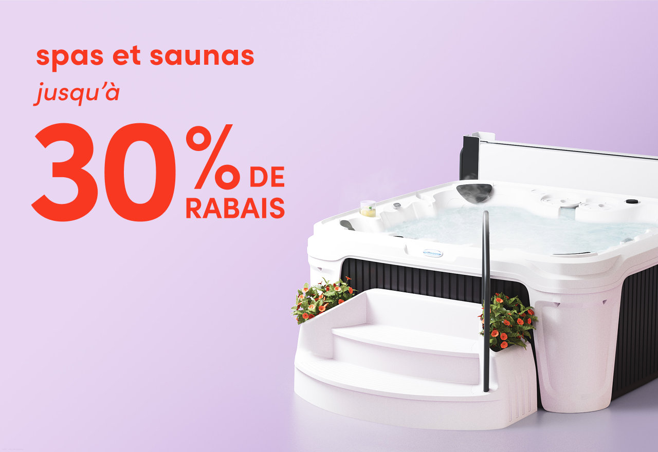 spas et saunas en solde