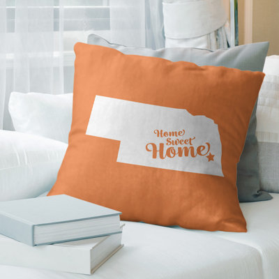 Coussin en lin us villes & states