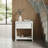 Serenova Modern 23" H 1 Drawer Nightstand With Open Shelf