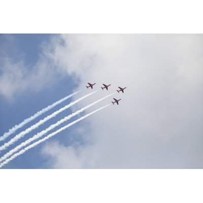 Military Air Show - Wrapped Canvas Print