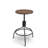 Swivel Adjustable Height Counter Stool with Metal Frame