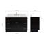 Ensemble de meuble-lavabo simple autoportant 48 po avec plateau en quartz Hamlet-94003766