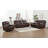 Jepum 3 - Piece Genuine Leather Manual Reclining Living Room Set with Cupholder & Storage-1195693334