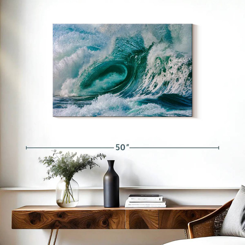 Gillard Violent Ocean Wave, 24" H x 36" W