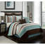 Ensemble d'édredon en microfibre moderne et contemporain de 8 pièces Avalon-486908255-520130777