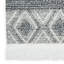 Tapis Leibowitz géométrique gris tissé à la main et fait à la main-64107203