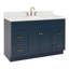 Meuble-lavabo sur pied simple 54 po avec plateau en quartz Hamlet-94003790