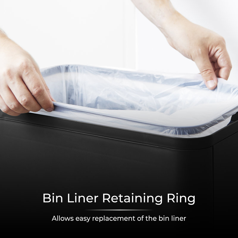 Tower Compact Sensor Bin, 60L, Black