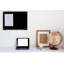 Panneau de verre magnétique mural noir-20368067