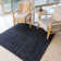 Pata Hand Woven Chunky Jute Navy Rug