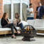 Auzenne Hexagon Iron Wood Burning Fire Pit