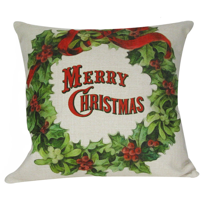 Floral Reversible Pillow Cover