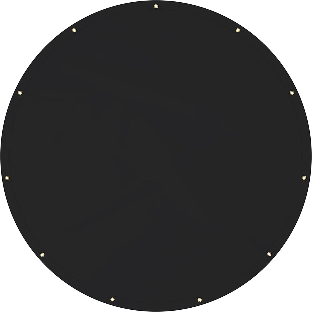 Heavy Duty Multipurpose Outdoor Waterproof Round Tarp, Durable Protective Tarpaulin with Reinforcement Covers & All