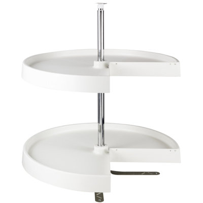 28" Pie-Cut Plastic Lazy Susan