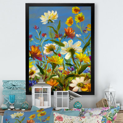 Summer Field Blooming II - peinture sur toile
