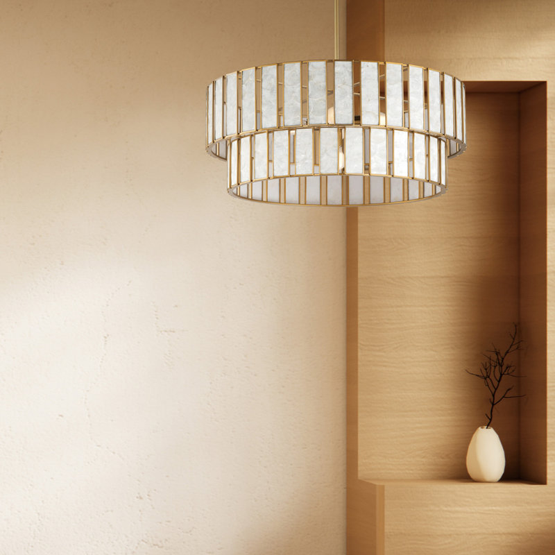 Lustre tambour 6 lumières Smithland