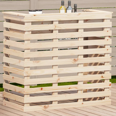 Bartisch Coldiron aus Massivholz