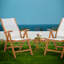 California Outdoor Teak Dining Armchair