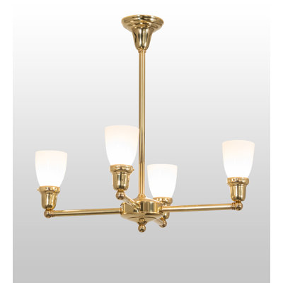 Lustre 4 lumières Revival Oyster Bay