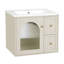 Ensemble de meuble-lavabo mural pour petit espace-969803480