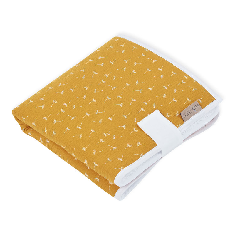Pusteblumen Cotton 60cm L Changing Mat, Yellow