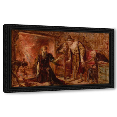 Alchimiste Sentivogius et Sigismond III, croquis (1867)