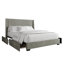 Lit plateforme double avec rangement en velours gris-1073106767-1073106756