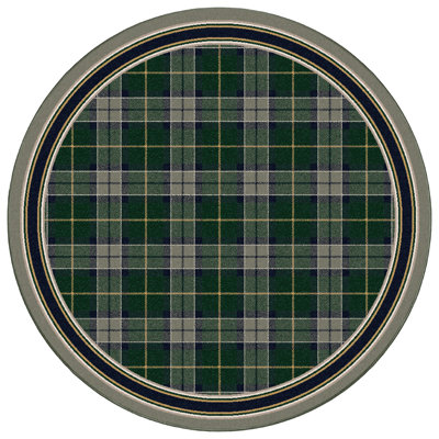 Alminus Signature Magee Tartan Sage Plaid Area Rug