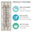 Runner 51cm X 150cm Area Rug