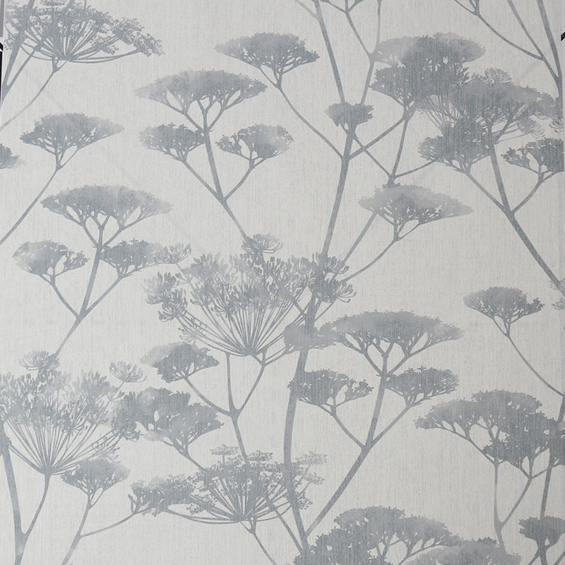 Rouleau de papier peint texturé L 33 pi x l 20 po Breosha Meadow Silhouette