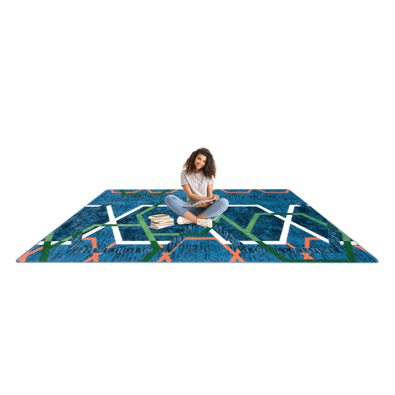 Tapis Double Helix par Joy Carpets, Rectangle 5 pi 4 po x 7 pi 8 po