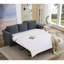 Upholstered 81.5 " Polyester Sleeper Sofa