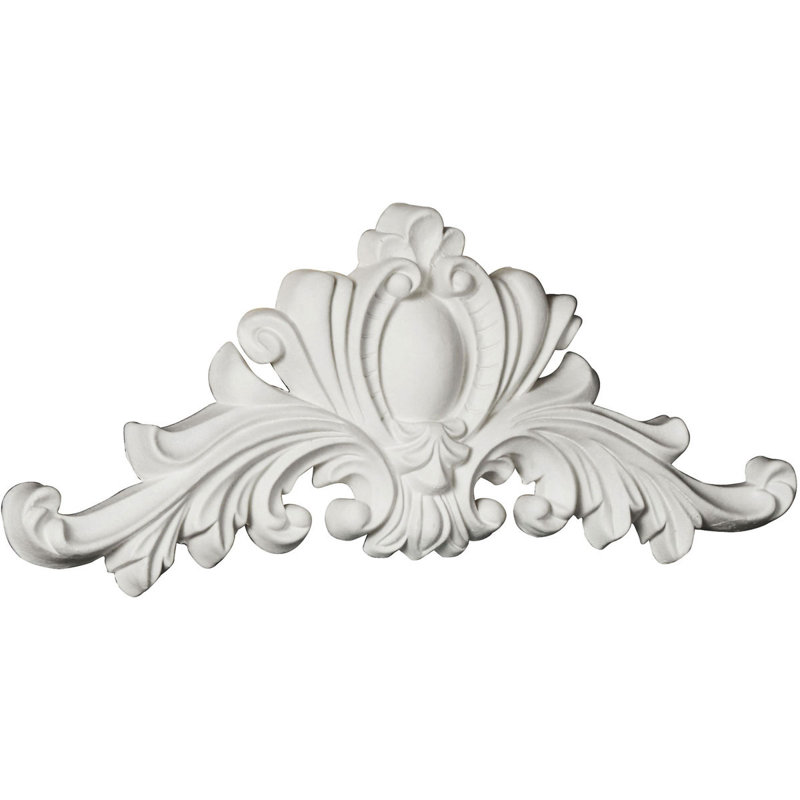Marcella 5'' H x 12.63'' W x 1.38'' D Urethane Onlay Scroll