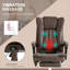 Fauteuil de massage chauffant ajustable FlowLuxe-88274183