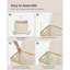 Cardboard, Faux Leather Laundry Room Organiser-134648681