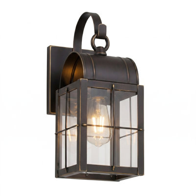 Brass Traditions - Durham - 1 lumière - 33 cm - Bronze - Laiton massif - Applique murale
