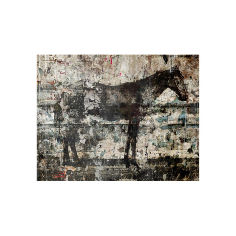 Stallion De Constructed I Print by Chelsea Art Studio, 24" H x 30" W x 1.5" D, Outdoor