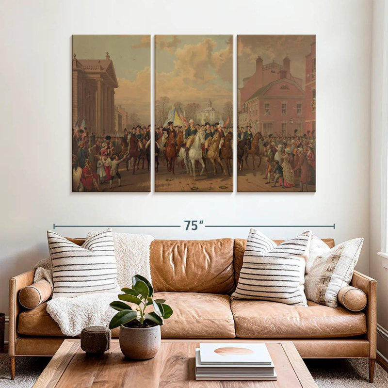 Evacuation Day, 42" H x 65" W