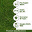  Brialle 30mm Plush Pet-Friendly, Premium Artificial Grass For Patio-3m(9'9") X 4m(13'1")-12m²