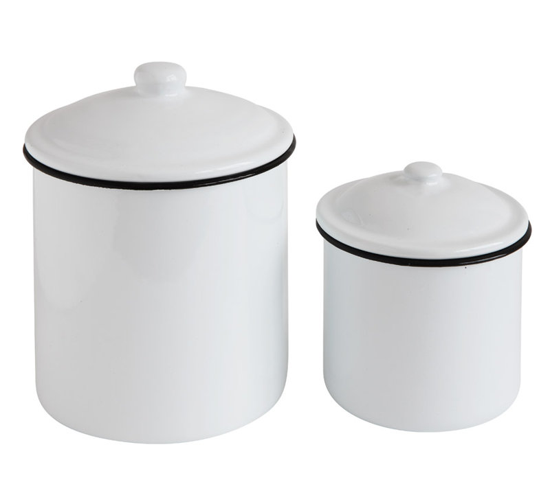 Metal Canister - Set of 2