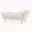 Chaise longue avec accoudoirs à volutes-341976540