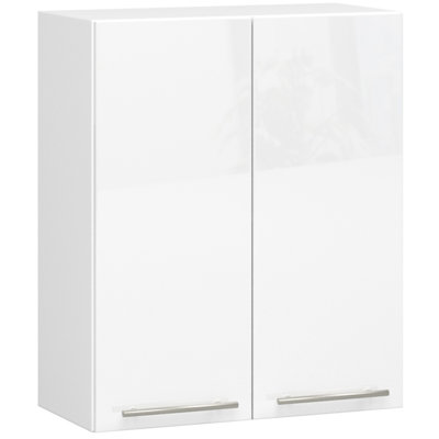 Oliwia kitchen wall -mounted cabinet in white, glossy white Base Unit