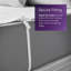 Emperial Electric Blanket - Single Heated Under Blanket with Detachable Controller & 3 Heat Settings - 65x135cm-863907463