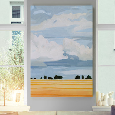 'Pale Cloudscape II' - Print on Canvas