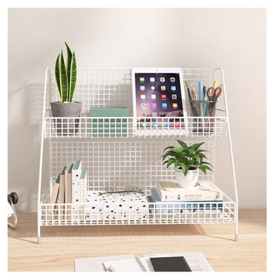 Organisateur de bureau en métal Aniyaha