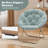 Upholstered Round Saucer Chairs Lounge Chairs, Foldable Papasan Chairs Reading Chairs for Bedroom-904419953-895868162