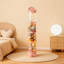 Vertical Clear Plastic Toy Storage Tube Organiser with String Light-538610809-538610806