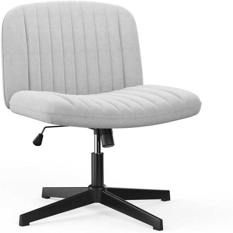 Velvet Office Chair, Grey