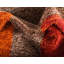 Tapis brun à motif géométrique Harvest-40277471