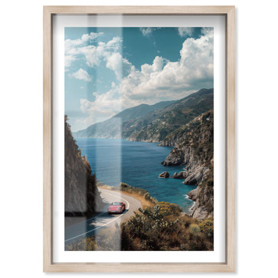 «Coastal Drive», reproduction d'art encadrée par Notoriart, cadre blond, 24 x 36